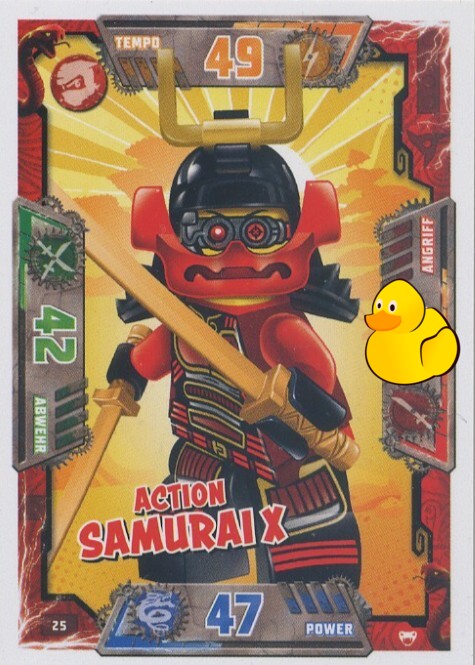 LEGO Ninjago Serie 2 | #025 Action Samurai X 