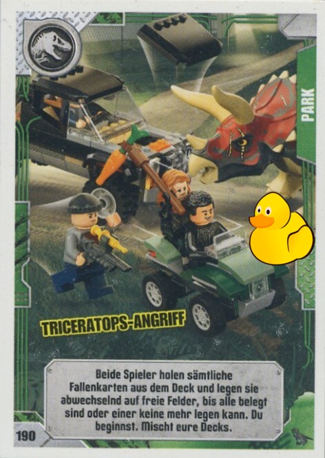 LEGO Jurassic World Serie 2 | #190 Triceratops-Angriff