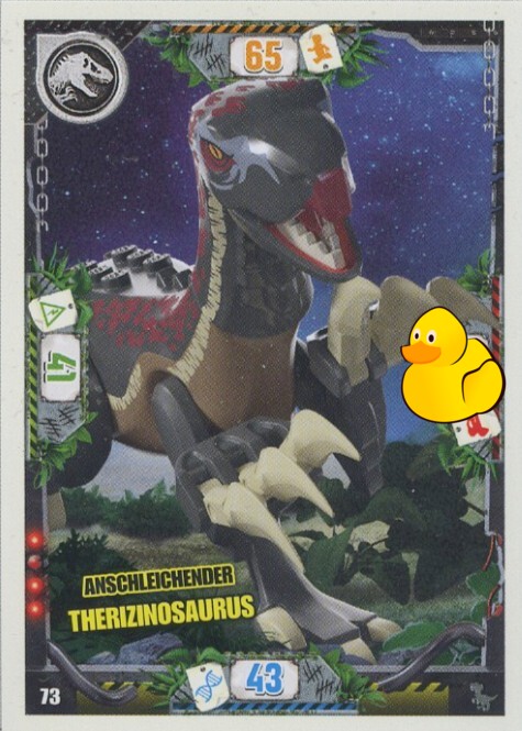 LEGO Jurassic World Serie 3 | #073 Anschleichender Therizinosaurus