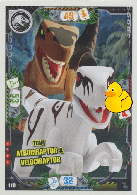 LEGO Jurassic World Serie 3 | #110 Team Atrocoraptor & Velociraptor