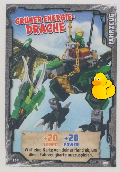 LEGO Ninjago Serie 2 | #153 Grüner Energie-Drache 