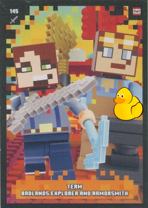 LEGO Minecraft Serie 2 |  #145 Team Badlands Explorer and Armorsmith