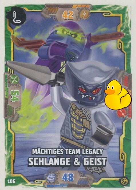 LEGO Ninjago Serie 7 | #106 Mächt. Team Schlange & Geist