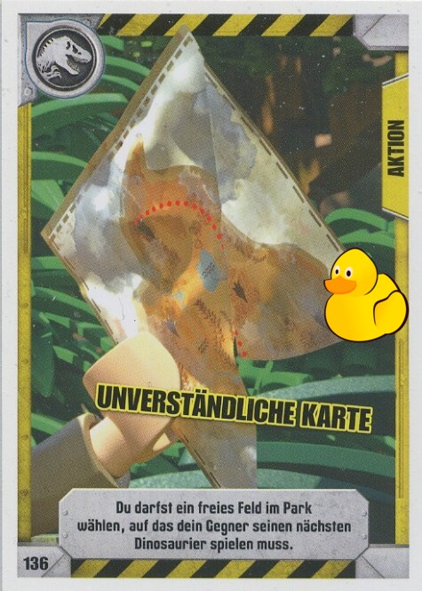 LEGO Jurassic World Serie 1 | #136 Unverständliche Karte