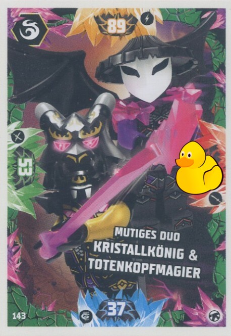 LEGO Ninjago Serie 8 Next Level | #143 Mutiges Duo Kristallkönig & Totenkopfmagier