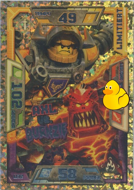 LEGO Nexo Knights Serie 1 | #LE12 Axl vs. Burnzie