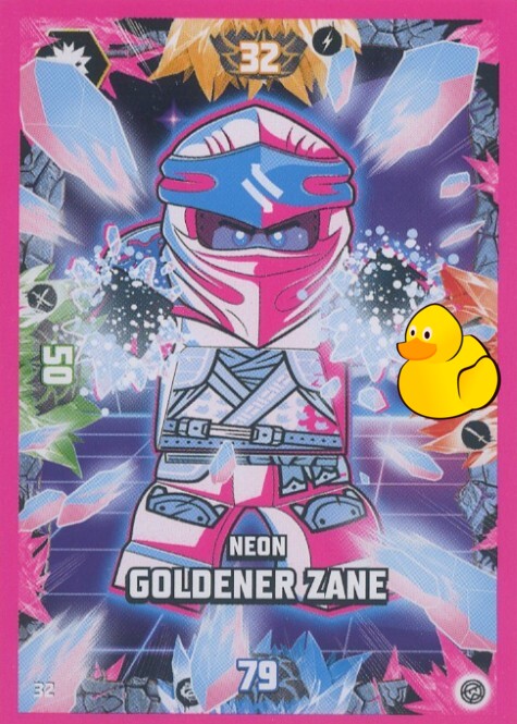 LEGO Ninjago Serie 8 | #032 Neon Goldener Zane