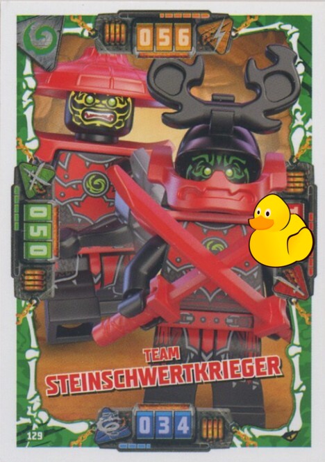 LEGO Ninjago Serie 4 | #129 Team Steinschwertkrieger 