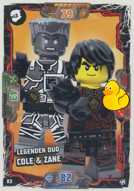 LEGO Ninjago Serie 8 Next Level | #083 Legenden Duo Cole & Zane
