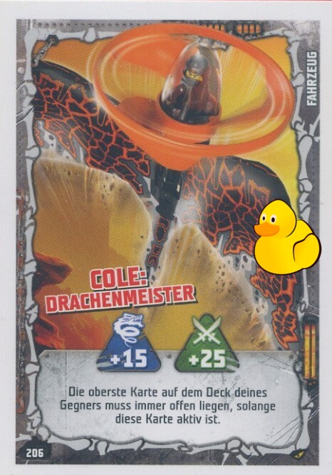 LEGO Ninjago Serie 4 | #206 Cole: Drachenmeister 
