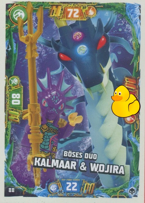 LEGO Ninjago Serie 7 Next Level | #088 Böses Duo Kalmaar & Wojira