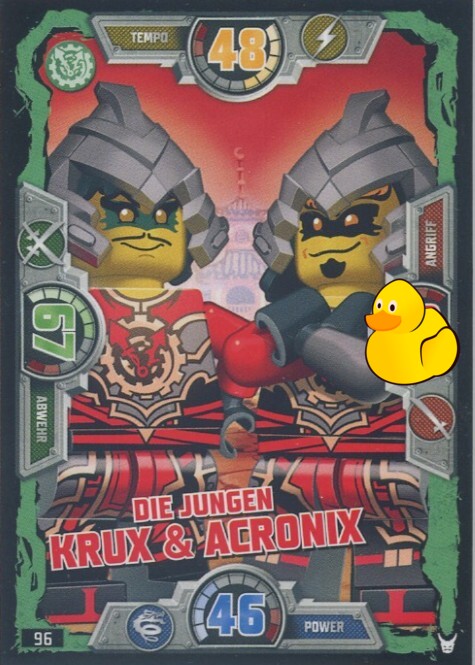 LEGO Ninjago Serie 3 | #096 Die jungen Krux & Acronix 