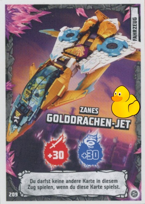 LEGO Ninjago Serie 8 | #209 Zanes Golddrachen-Jet