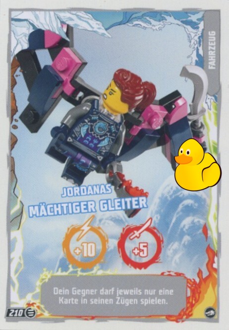 LEGO Ninjago Serie 10 |  #210 Jordanas Mächtiger-Gleiter