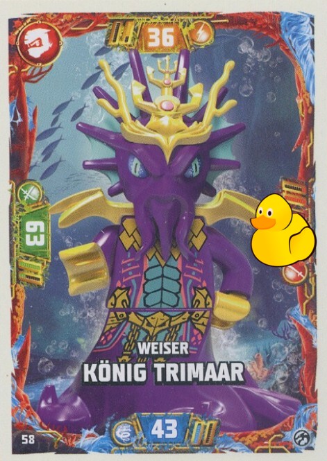 LEGO Ninjago Serie 7 | #058 Weiser König Trimaar