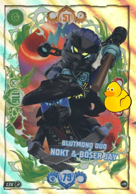 LEGO Ninjago Serie 10 |  #136 Blutmond Duo Nokt & Böser Jay