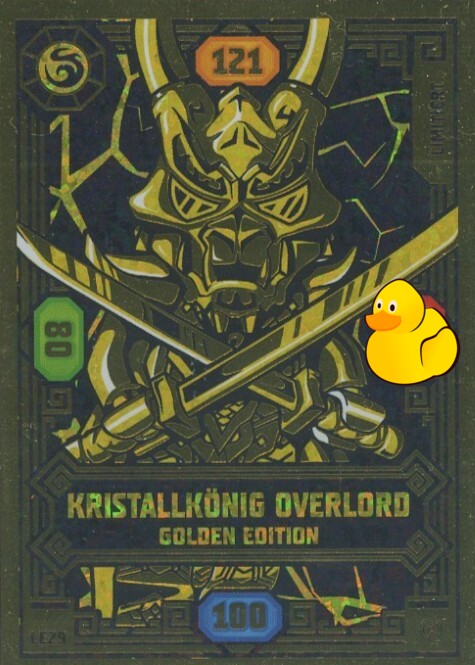 LEGO Ninjago Serie 8 | #LE29 Kristallkönig Overlord Golden Edition