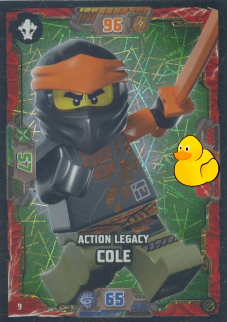 LEGO Ninjago Serie 7 | #009 Action Legacy Cole