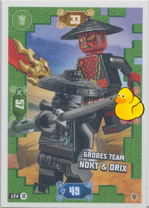 LEGO Ninjago Serie 11 | #134 Grobes Team Nokt & Drix