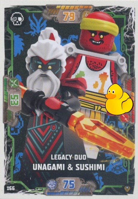 LEGO Ninjago Serie 9 Next Level  | #166 Legacy Duo Unagami & Sushimi