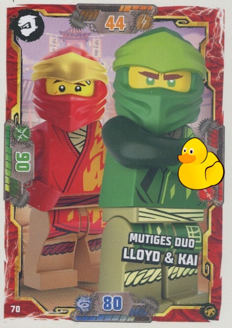 LEGO Ninjago Serie 8 Next Level | #070 Mutiges Duo Lloyd & Kai