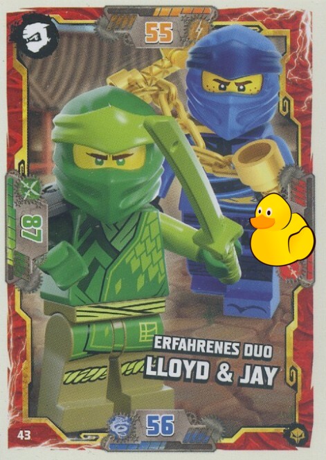 LEGO Ninjago Serie 7 Next Level | #043 Erfahrenes Duo Lloyd & Jay