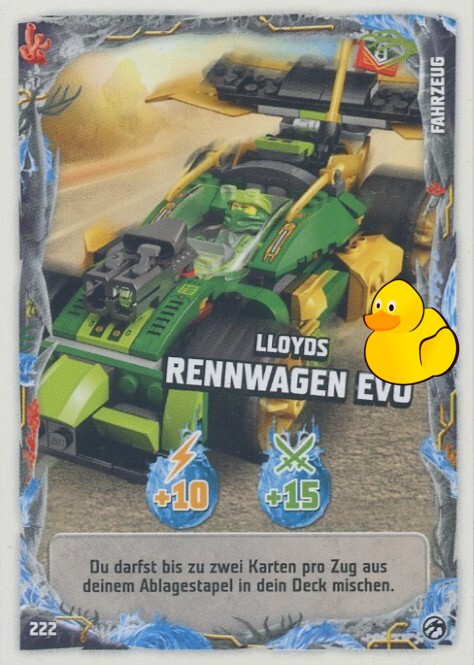 LEGO Ninjago Serie 7 | #222 Lloyds Rennwagen EVO