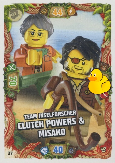 LEGO Ninjago Serie 6 Next Level | #037 Team Clutch Powers & Misako 