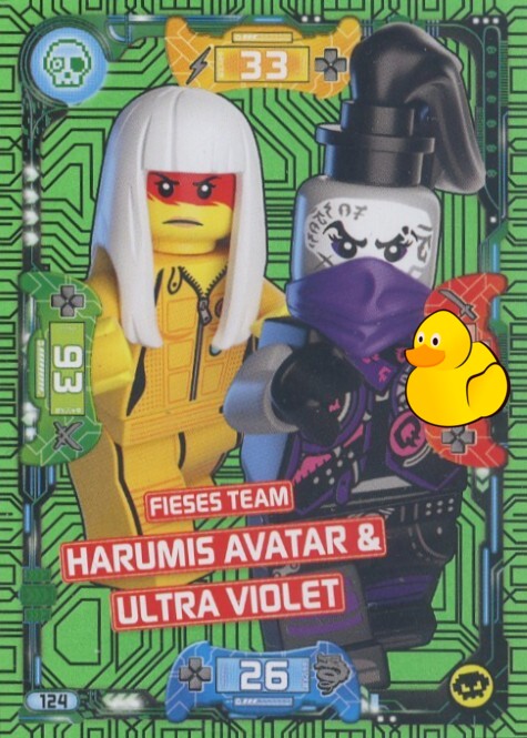 LEGO Ninjago Serie 5 | #124 Fieses Team H. Avatar & Ultra Violet