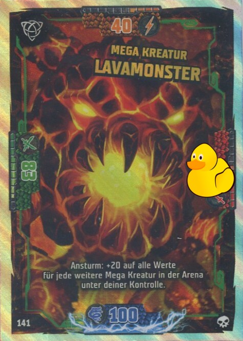LEGO Ninjago Serie 6 | #141 Mega Kreatur Lavamonster