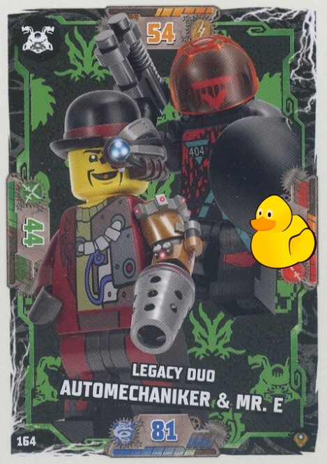LEGO Ninjago Serie 9 Next Level  | #164 Legacy Duo Automechaniker & Mr. E
