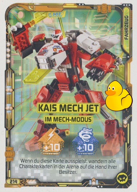 LEGO Ninjago Serie 5 | #214 Kais Mech Jet im Mech-Modus 