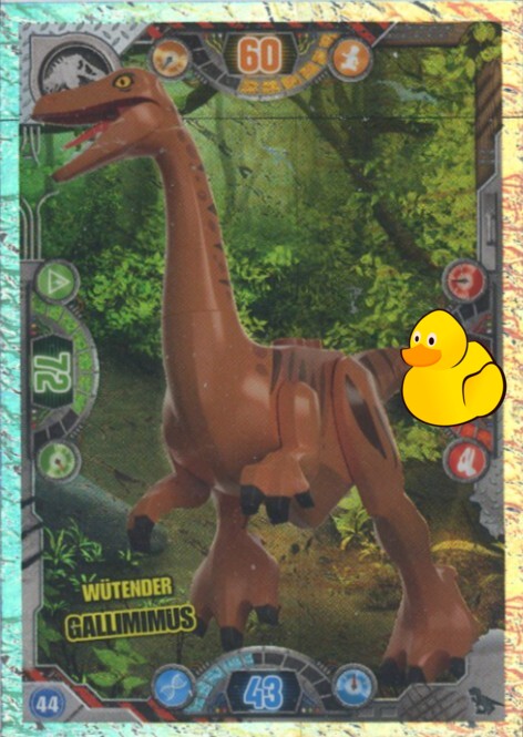LEGO Jurassic World Serie 2 | #044 (Twin) Wütender Gallimimus