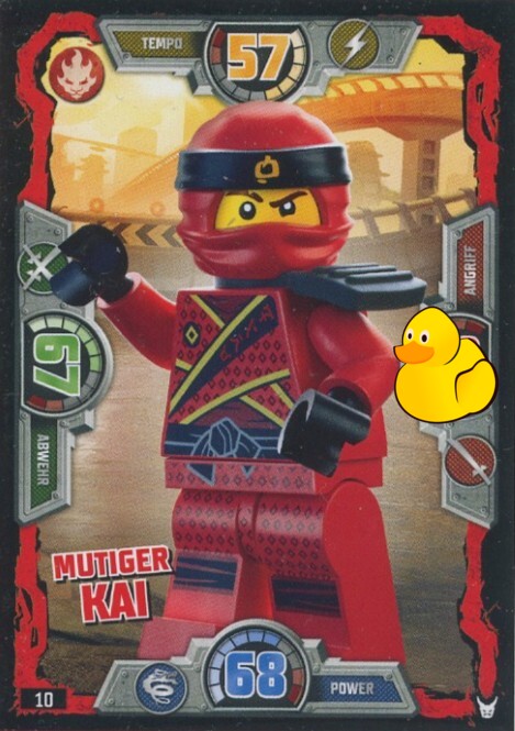 LEGO Ninjago Serie 3 | #010 Mutiger Kai LEGO Ninjago Serie 3 | #010 Mutiger Kai