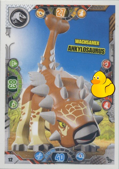 LEGO Jurassic World Serie 2 | #012 Wachsamer Ankylosaurus