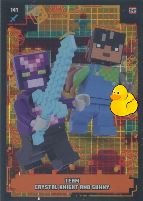 LEGO Minecraft Serie 2 |  #141 Team Crystal Knight and Sunny