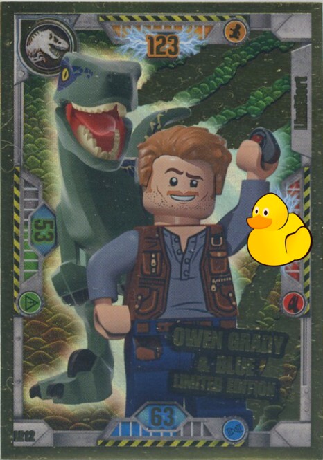 LEGO Jurassic World Serie 1 | #LE12 Owen Grady & Blue