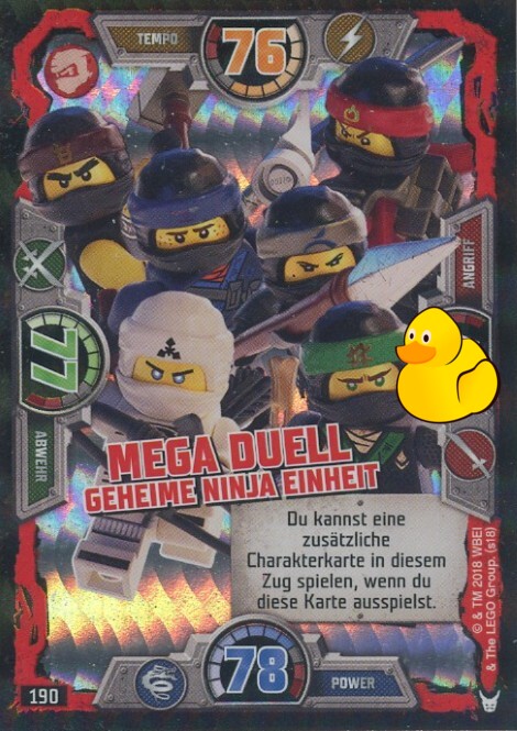 LEGO Ninjago Serie 3 | #190 Mega Duell Geheime Ninja Einheit