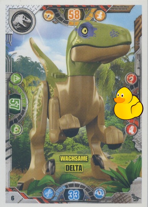 LEGO Jurassic World Serie 2 | #006 Wachsame Delta