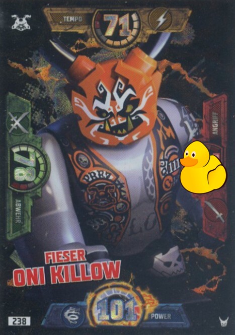 LEGO Ninjago Serie 3 | #238 XXL – Fieser Oni Killow LEGO Ninjago Serie 3 | #238 XXL – Fieser Oni Killow