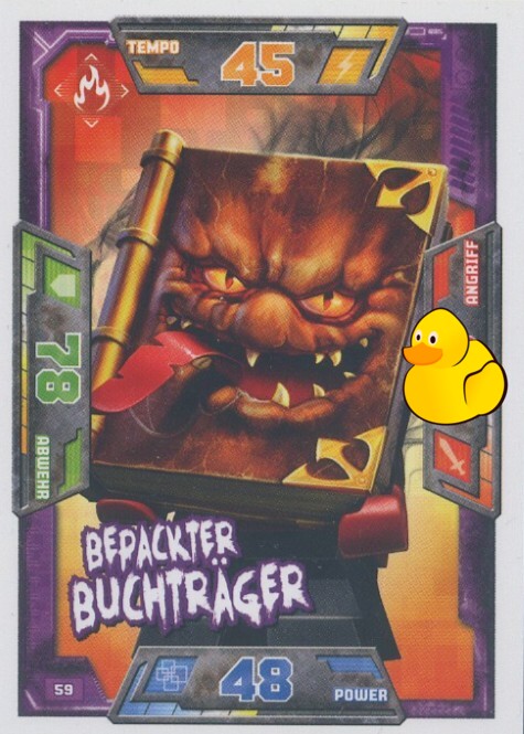 LEGO Nexo Knights Serie 1 | #059 Bepackter Buchträger