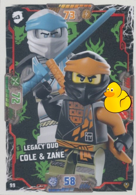 LEGO Ninjago Serie 9 Next Level  | #099 Legacy Duo Cole & Zane