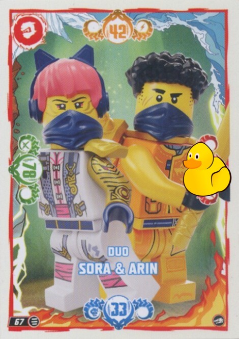 LEGO Ninjago Serie 10 |  #067 Duo Sora & Arin
