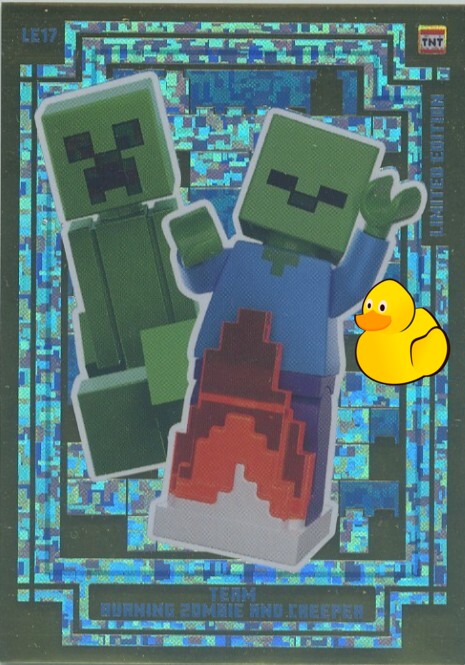 LEGO Minecraft Serie 2 |  #LE017 Team Burning Zombie and Creeper