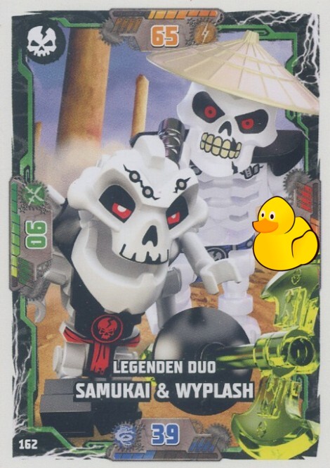 LEGO Ninjago Serie 8 Next Level | #162 Legenden Duo Samukal & Wyplash