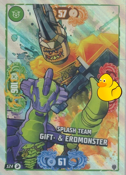 LEGO Ninjago Serie 11 | #124 Splash Team Gift- & Erdmonster