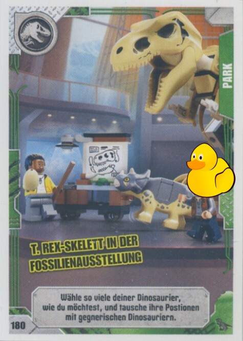 LEGO Jurassic World Serie 2 | #180 T. Rex-Skelett in der Fossilienausstellung