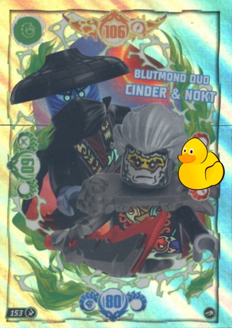 LEGO Ninjago Serie 10 |  #153 Blutmond Duo Cinder & Nokt