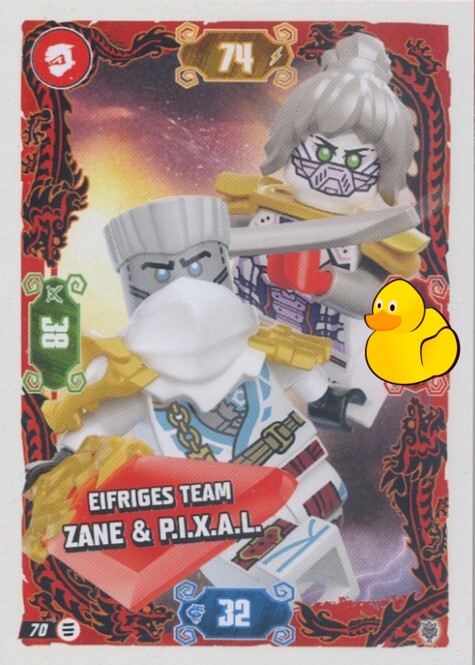 LEGO Ninjago Serie 11 | #070 Eifriges Team Zane & P.I.X.A.L.
